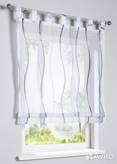 Римская штора с волнистым принтом Bon Prix