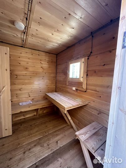 Баня 4х2.1м кедровый брус. Готовая в наличии
