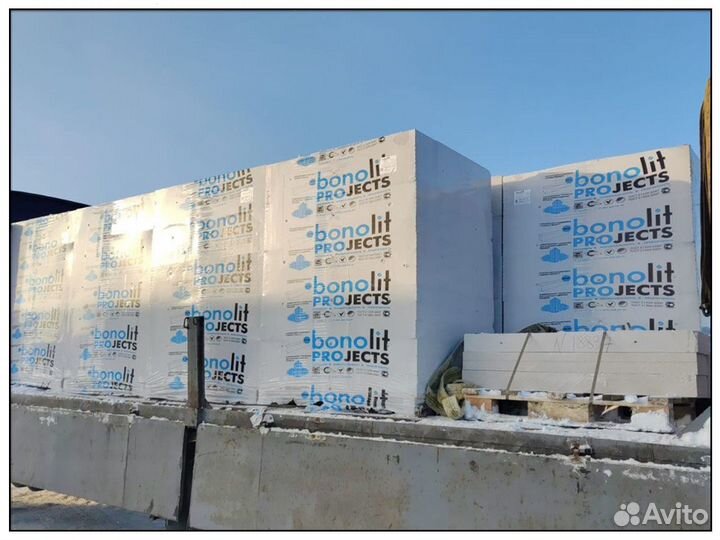 Пеноблоки газоблоки Бонолит