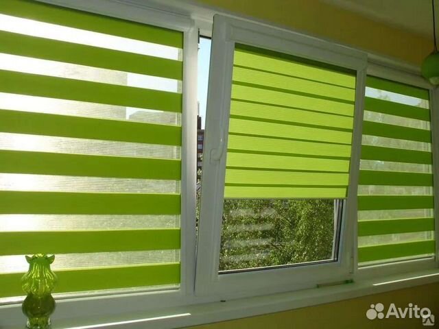 Жалюзи и рулонные шторы день ночь