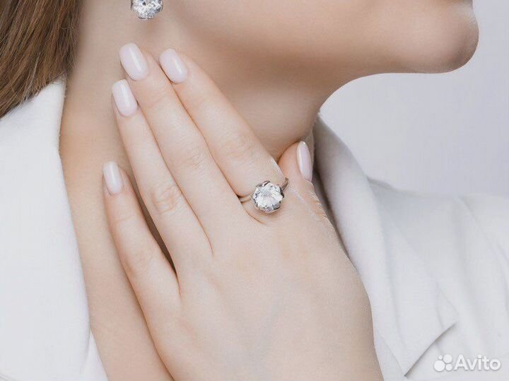 Кольцо серебро соколов 20 размер