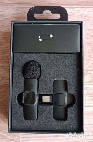 Петличный беспроводной микрофон для андроид