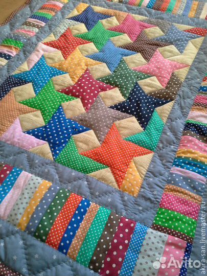 Покрывало пэчворк, домотканые половички