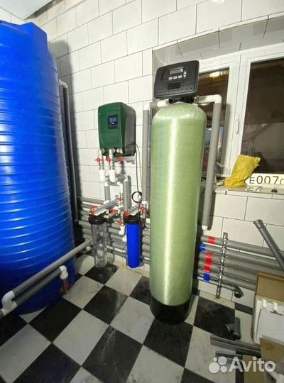 Умягчитель воды с американским клапаном Clack