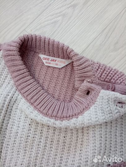 Комплект, кофта и утеплённые джинсы 92р