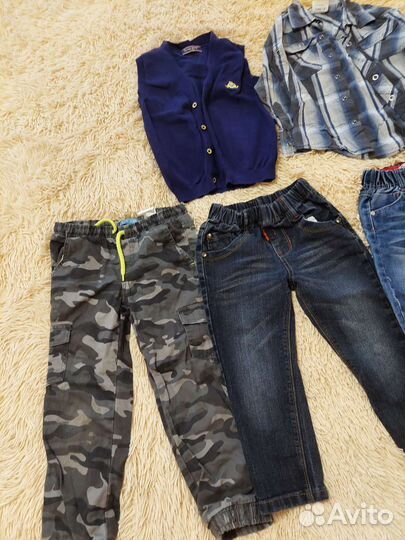 Вещи пакетом на мальчика. Рост 104-110