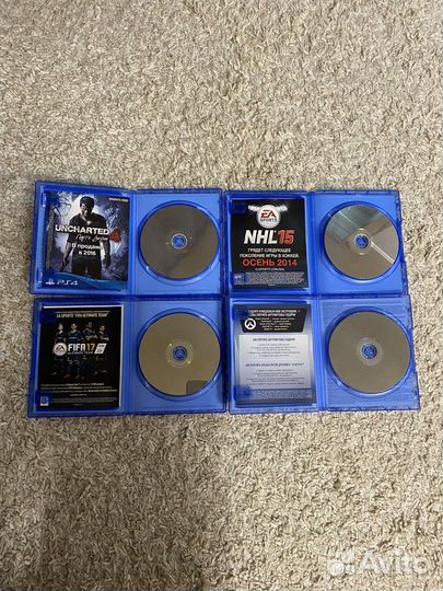 Uncharted коллекция/UFC/FIFA17. Игры на PS4