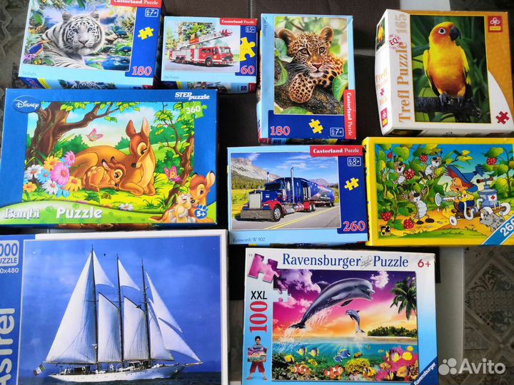 Пазлы разные