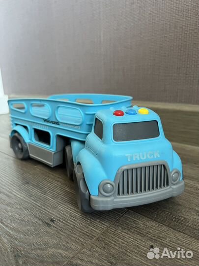 Грузовик автовоз на батарейках