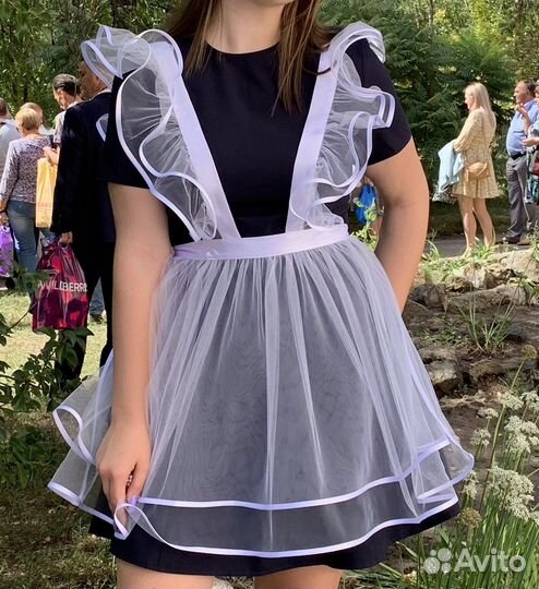 Школьный фартук и платье