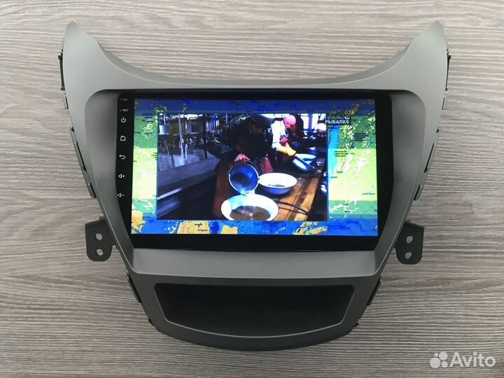 Магнитола TopWay TS7 на Hyundai Elantra