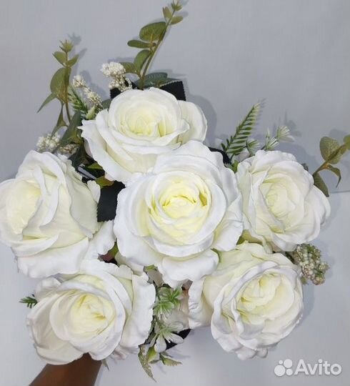 Мыльные розы, искусственные цветы