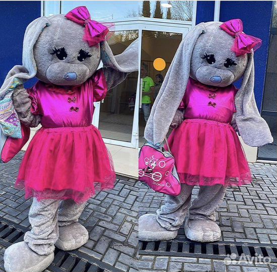 Ростовая кукла мишка тедди, живая открытка