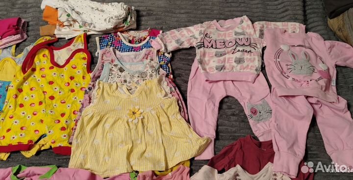 Вещи для девочки 62-80 р-ры
