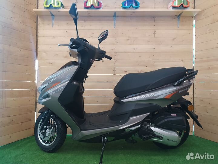 Скутер Motoland FC 150 (WY150) серый c птс