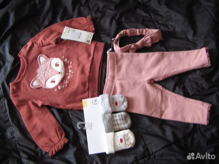 Новый костюм для девочки из 3 предметов