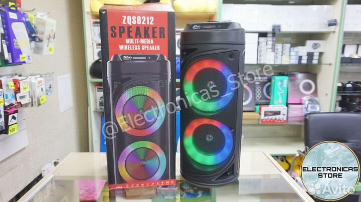 Огромная Музыкальная Колонка бт Спикер зкс-6212
