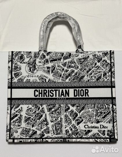 Женская сумка Dior Book Tote (Диор 42х35х18,5)