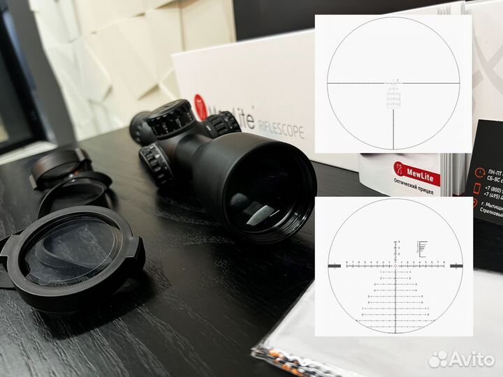 Прицел оптический Mewlite 3-18x50, FFP, 34 mm, IR