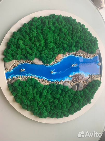 Панно на круглой основе D-40