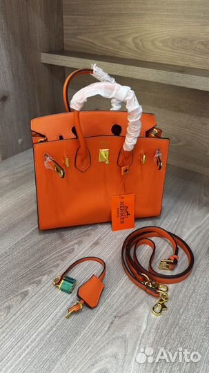 Сумка женская Hermes birkin 25 Сафьяно