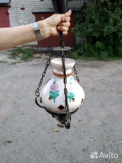 Люстра потолочная кованая