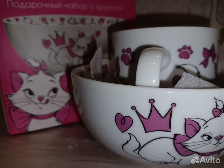 Подарочный набор блюдце с кружкой Дисней