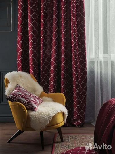 Новые разные шторы на шторной ленте