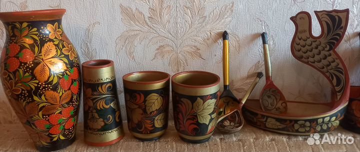 Посуда Хохлома