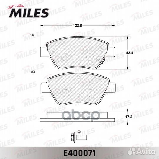 Колодки тормозные opel corsa D 06 передние Low