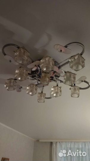 Люстра потолочная бу