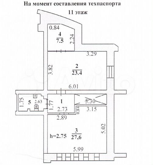 3-к. квартира, 146 м², 10/11 эт.