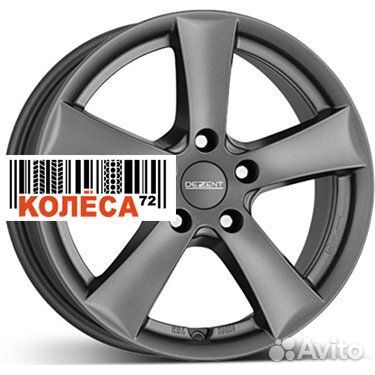 Dezent TX 7.5x18 5x100 ET38 Dia60.1 Graphite