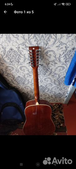 12 ти струнная гитара