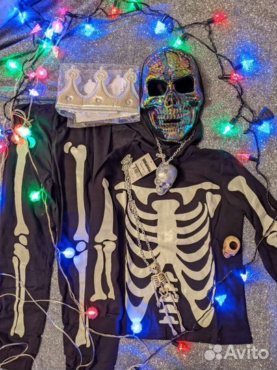 Костюм Скелета, Кащей детский напрокат