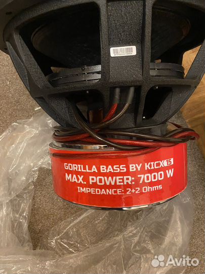 Сабвуфер gorilla bass by kicx 15