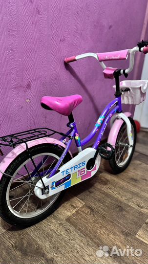 Велосипед для девочки 4-7 лет
