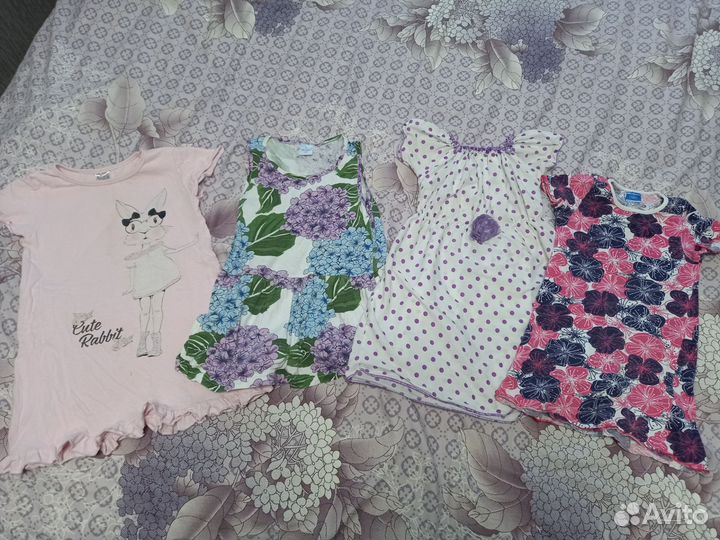 Вещи пакетом для девочки 104-110