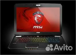 Игровой ноутбук msi gx70