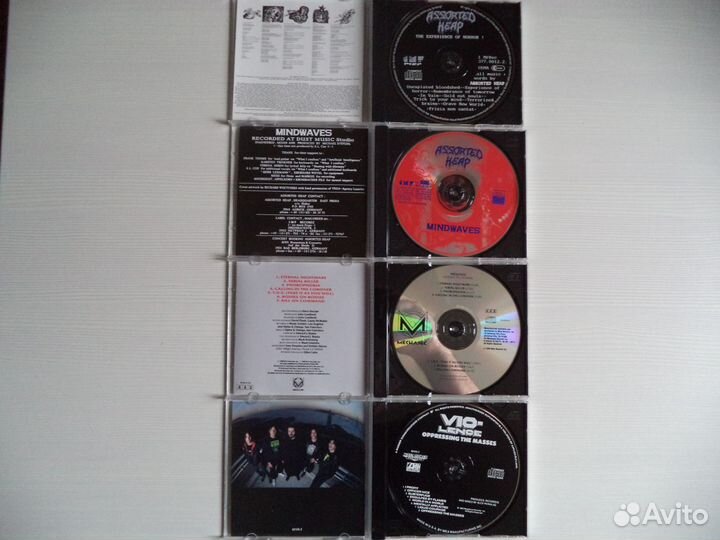 Antrax, Nuclear Assault, Celtic Frost на CD