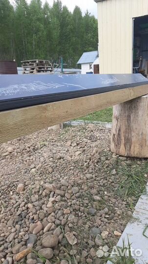 Уголок торцевой серый графит новый