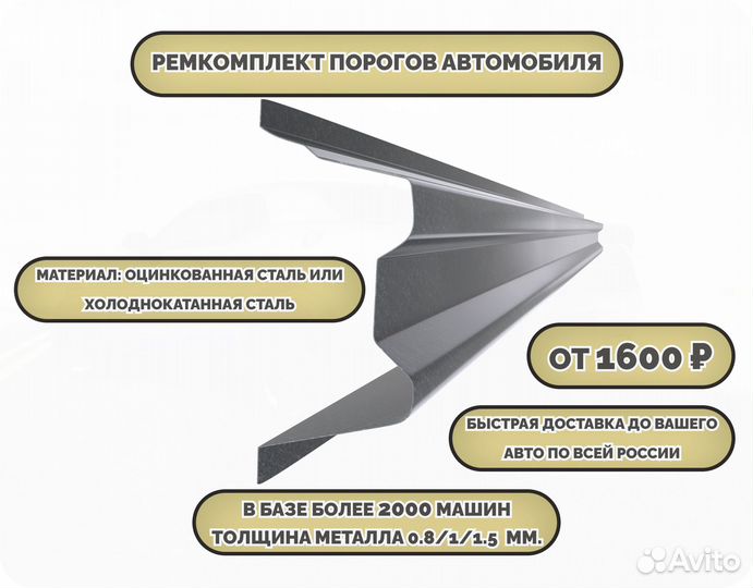 Ремкомплект порогов