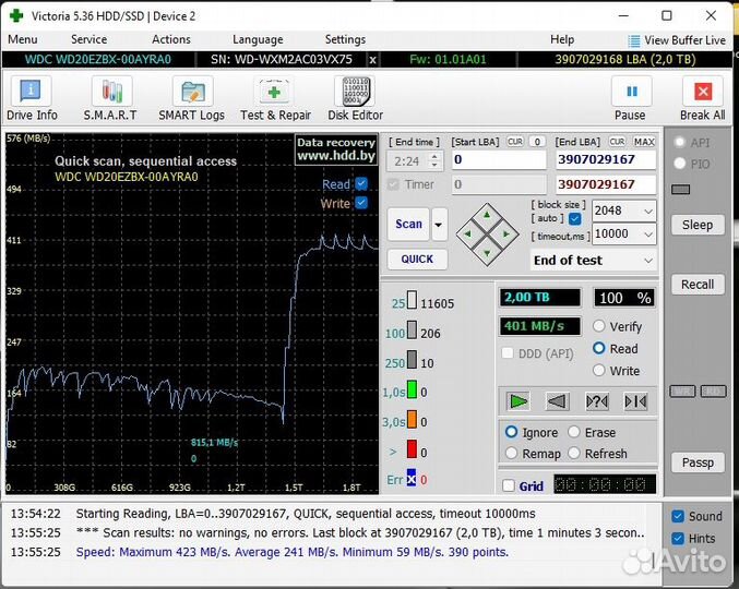 Жесткий диск 2Тб
