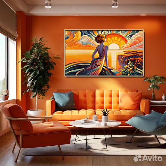 Картина рассвет нового дня