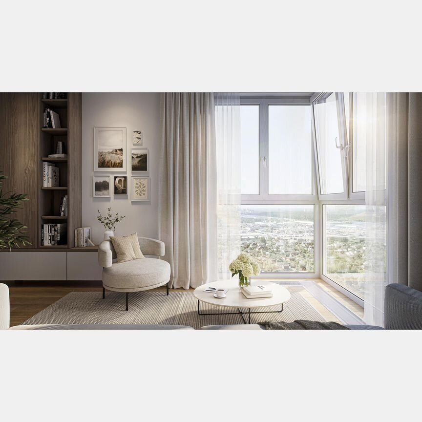 2-к. апартаменты, 56,4 м², 19/23 эт.