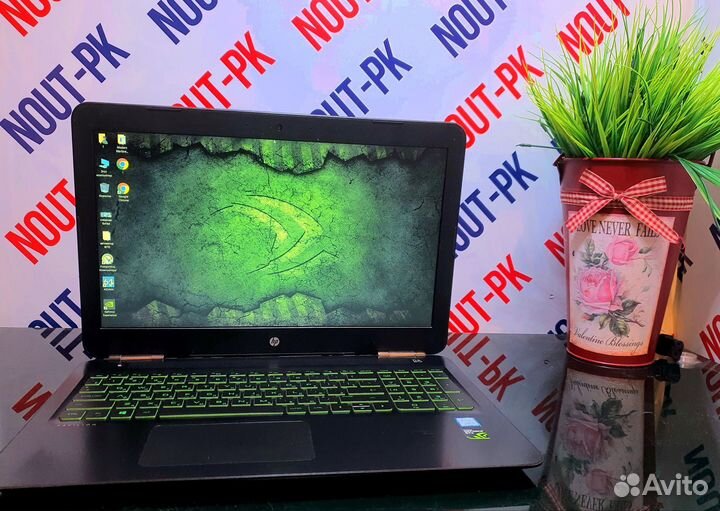 Мощный игровой ноутбук HP GTX1060/core i5/ssd диск