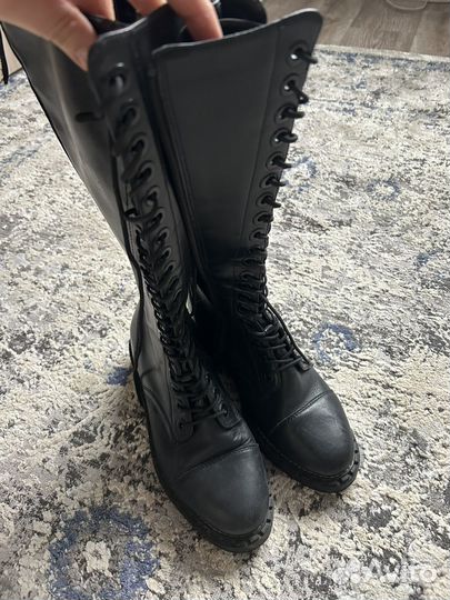 Сапоги женские натуральная кожа 37