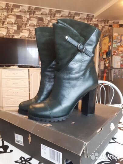 Ботильоны натуральная кожа оригинал новые