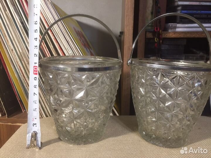 Конфетница ваза хрусталь мельхиор ретро