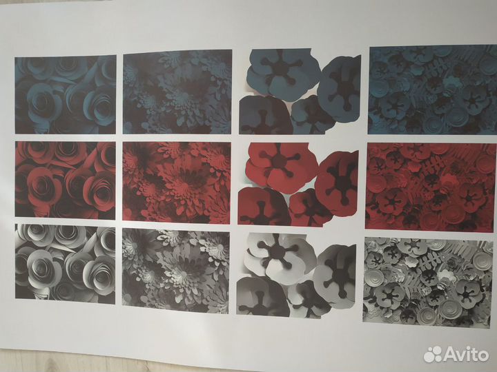 Постеры, бумажный цветок, рамка,Икея